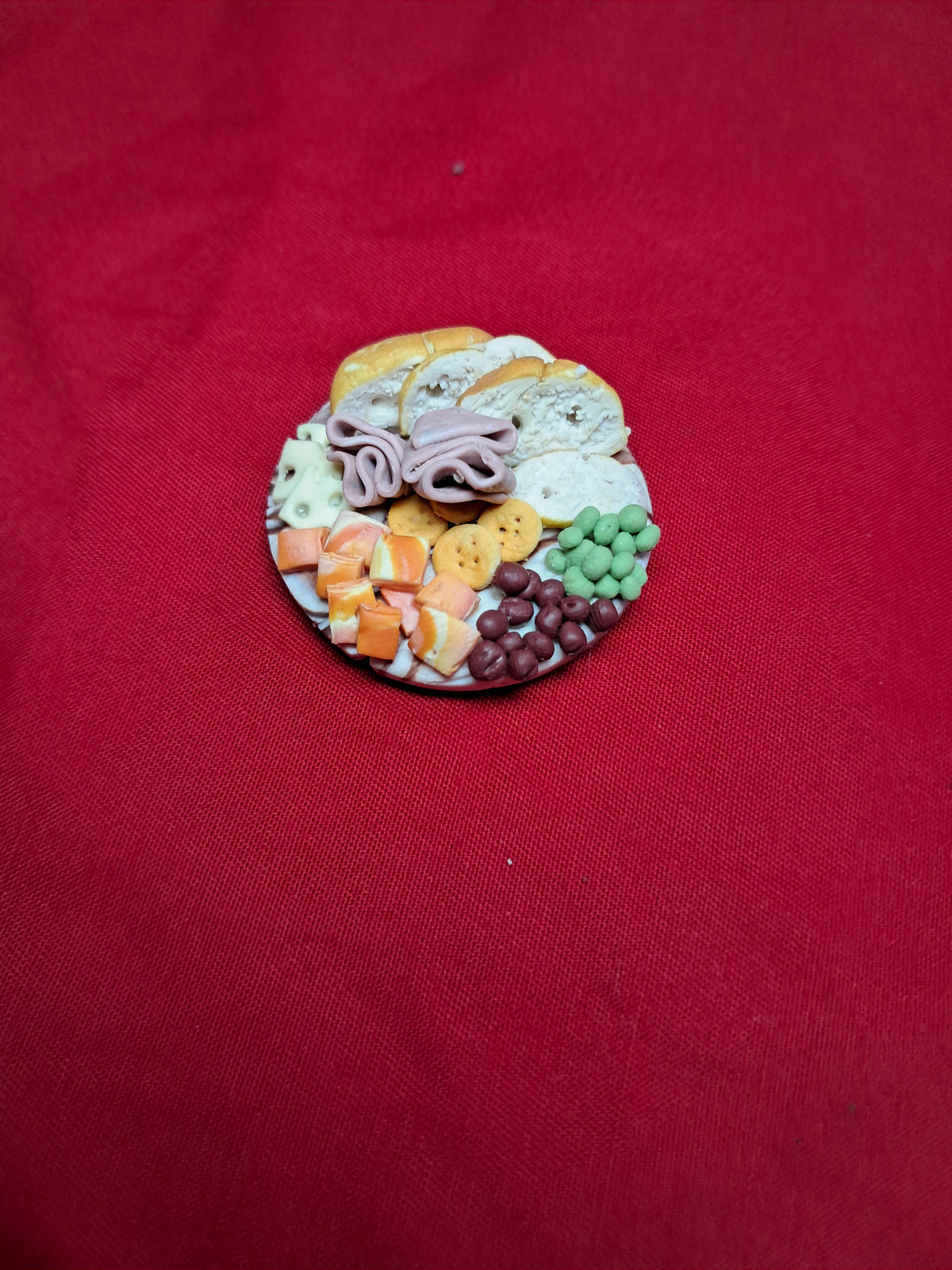 Charcuterie Platter Fridge Magnets | Realistic Polymer Clay Food