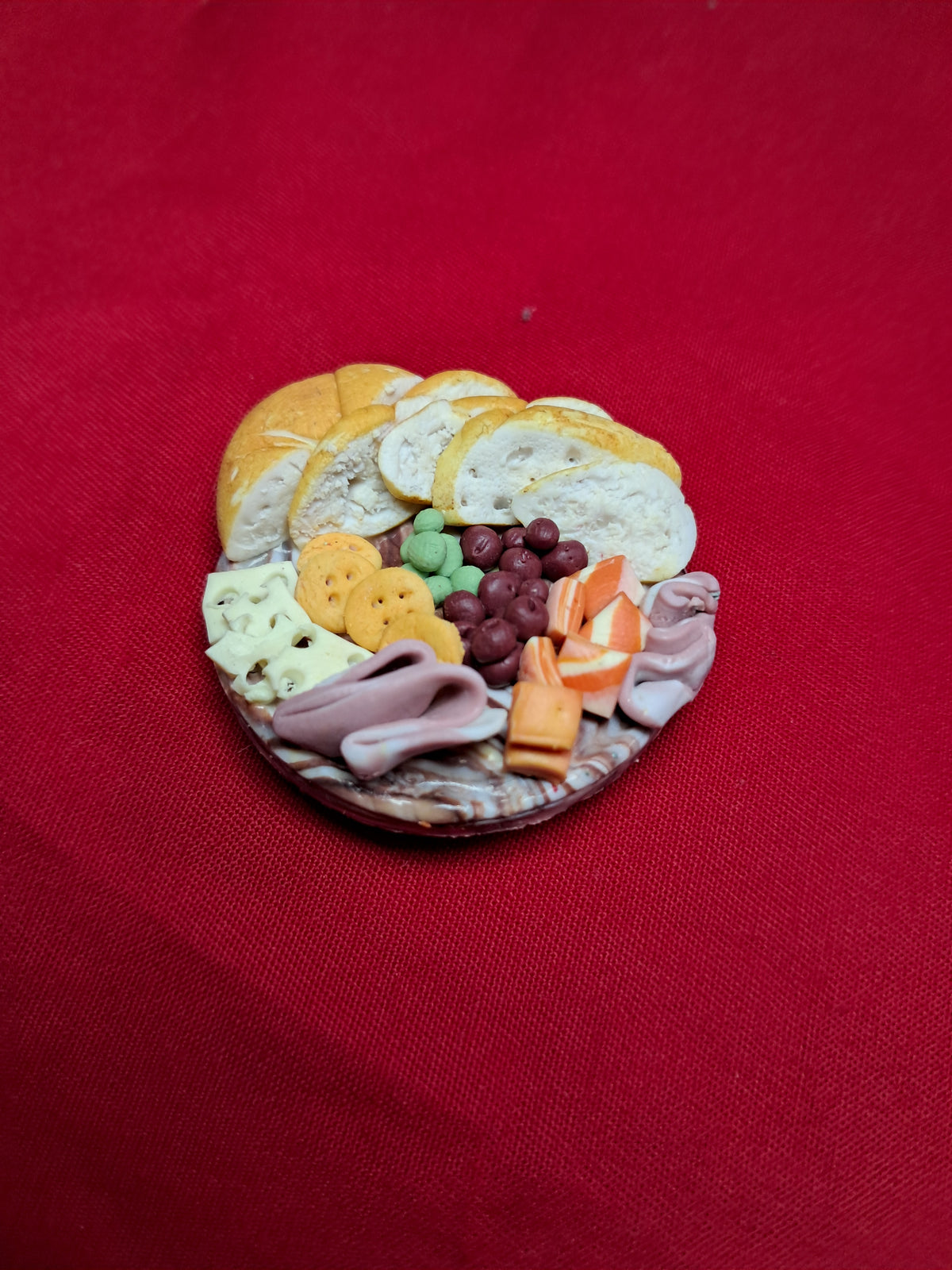 Charcuterie Platter Fridge Magnets | Realistic Polymer Clay Food
