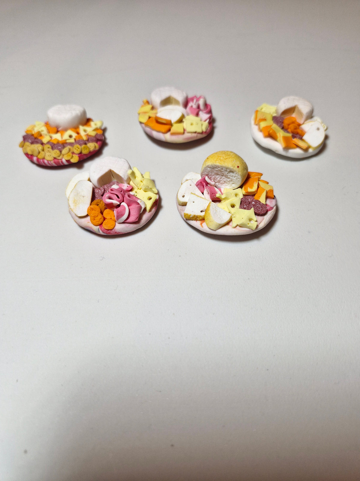 Charcuterie Platter Fridge Magnets | Realistic Polymer Clay Food