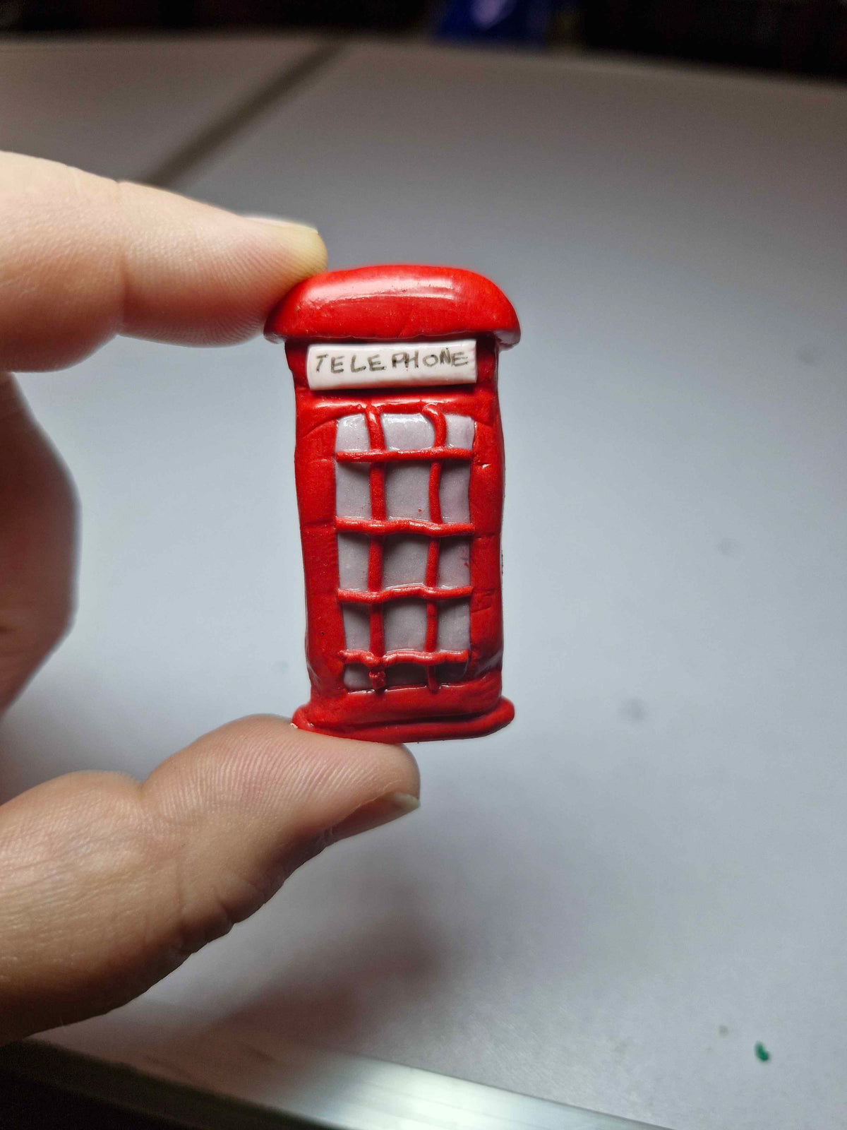 English Telephone Box Fridge Magnet