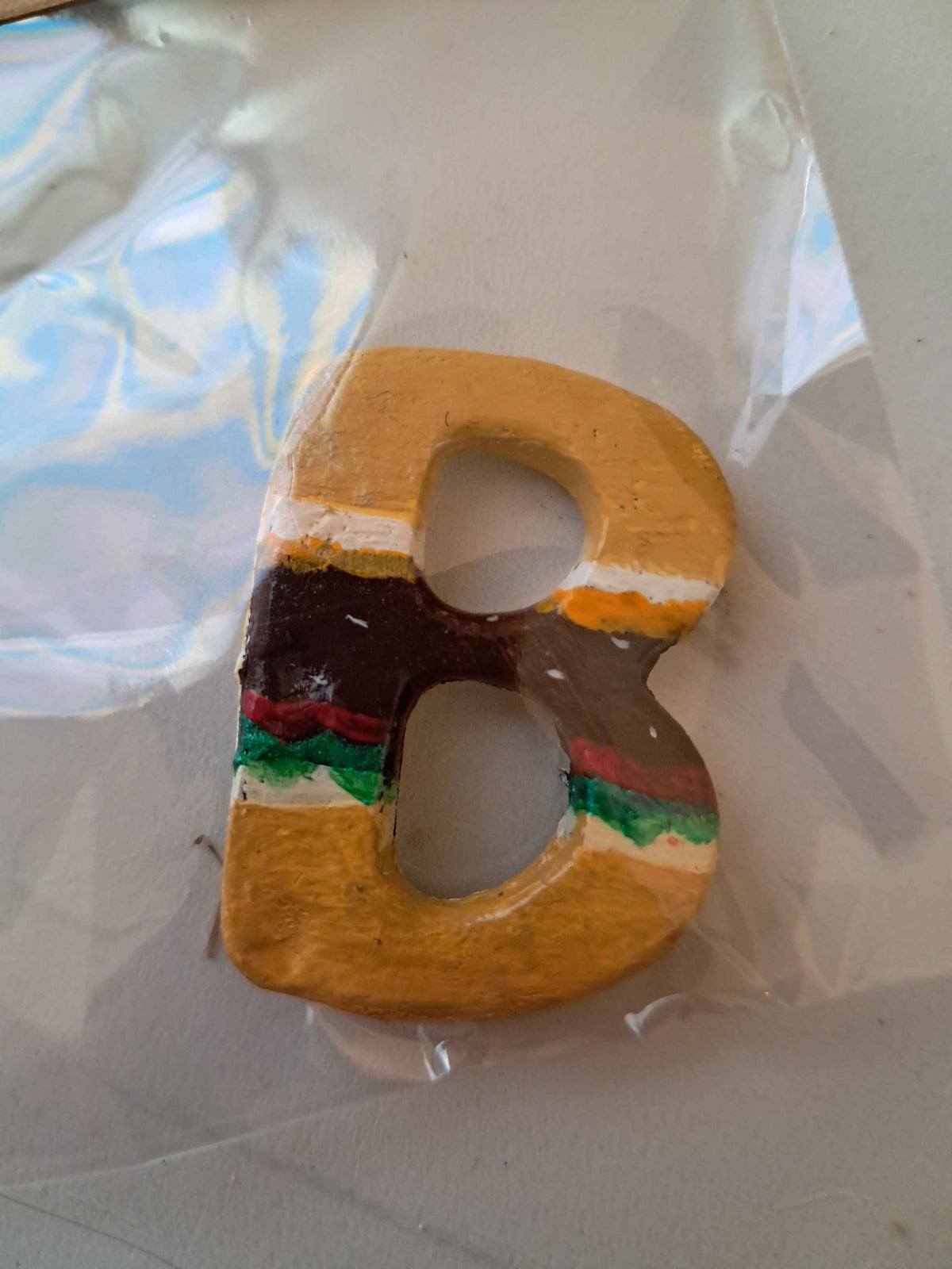Air-Dry Clay Food-Themed Letter Magnets!