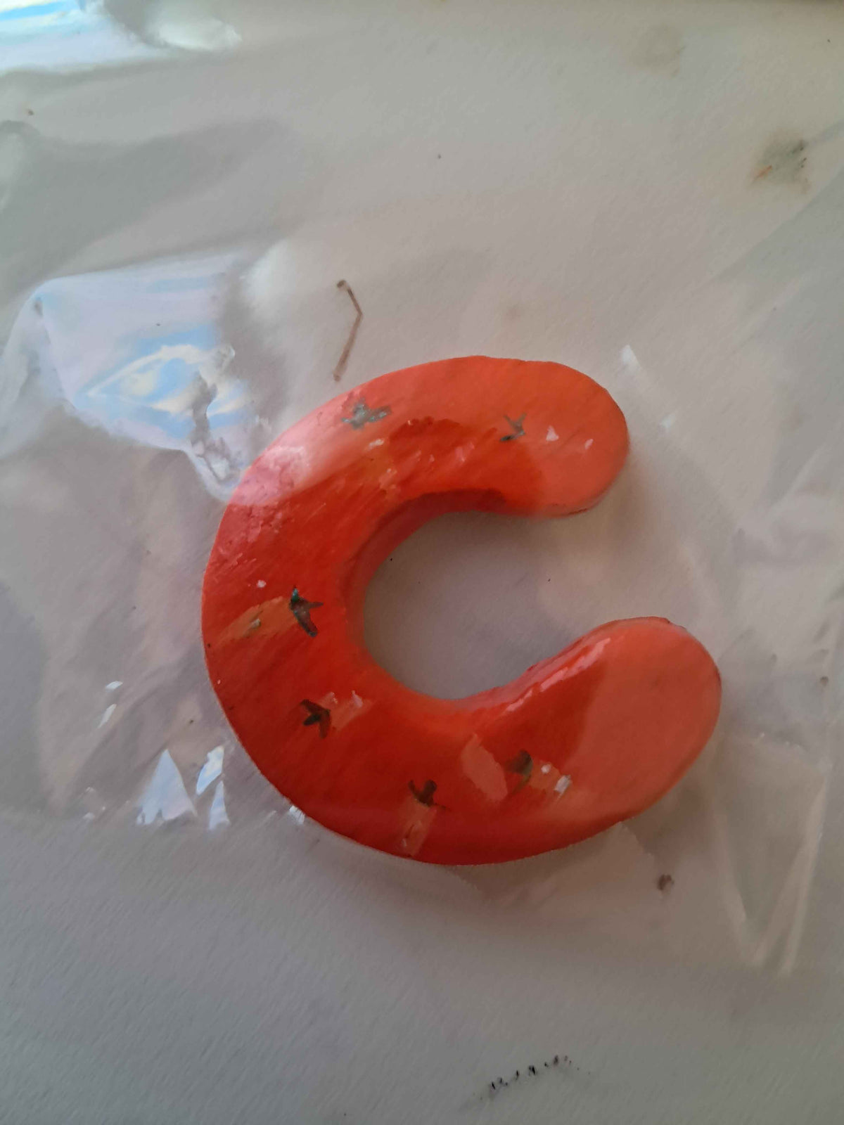 Air-Dry Clay Food-Themed Letter Magnets!
