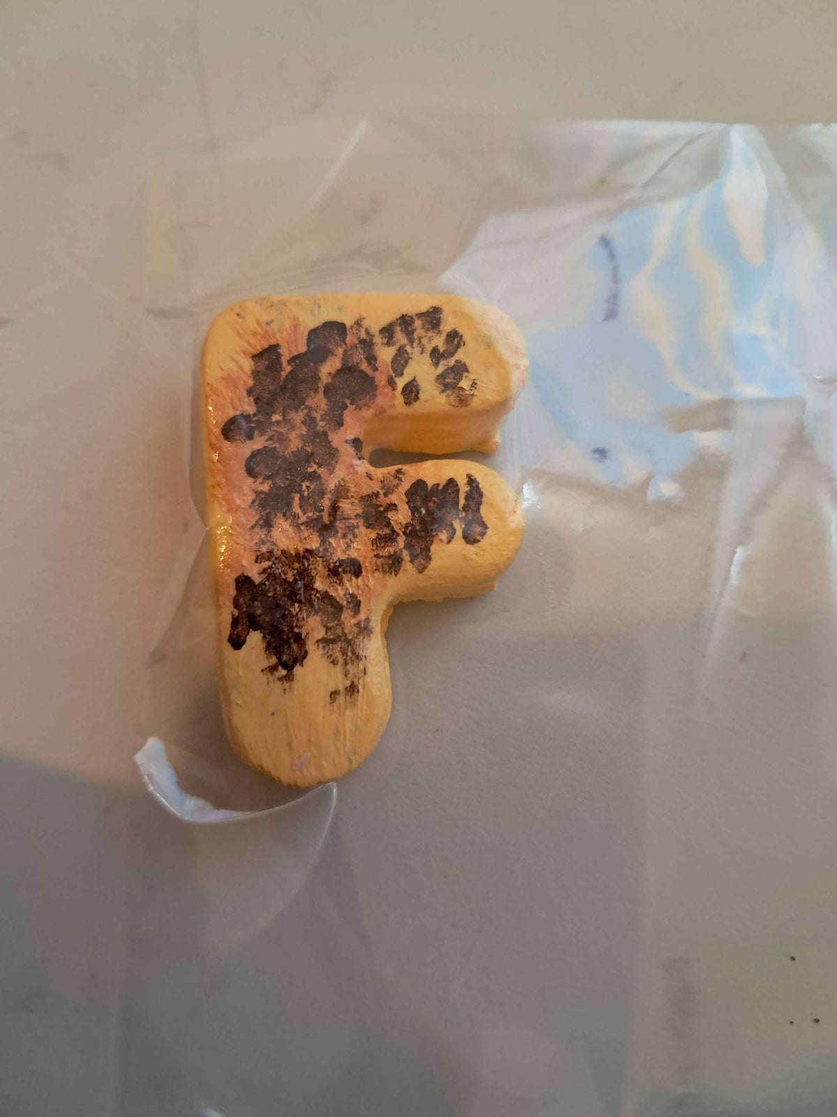 Air-Dry Clay Food-Themed Letter Magnets!