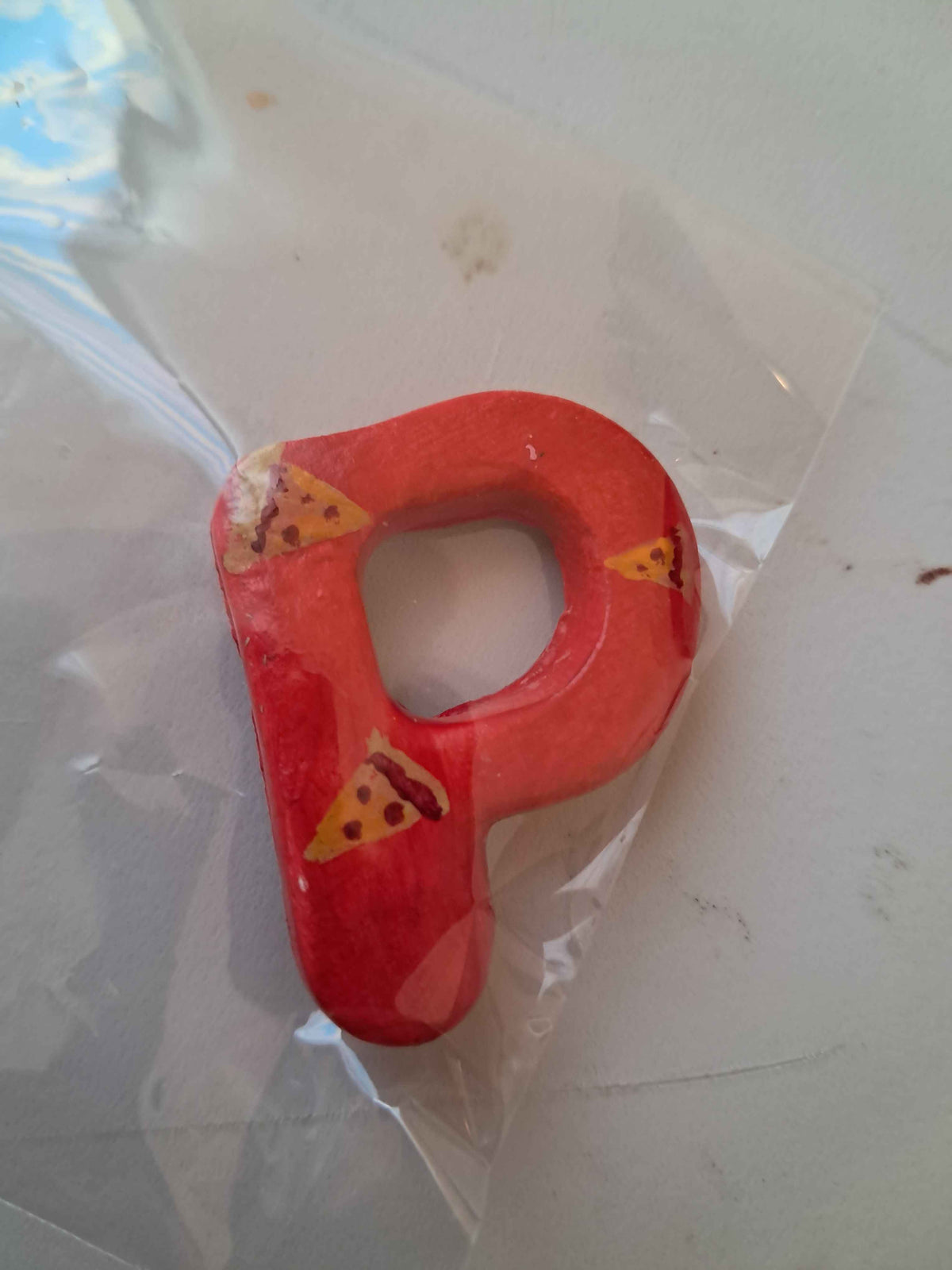 Air-Dry Clay Food-Themed Letter Magnets!