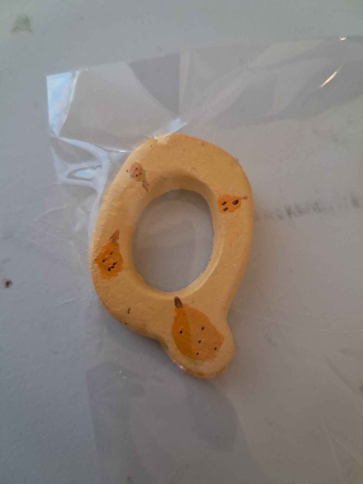 Air-Dry Clay Food-Themed Letter Magnets!