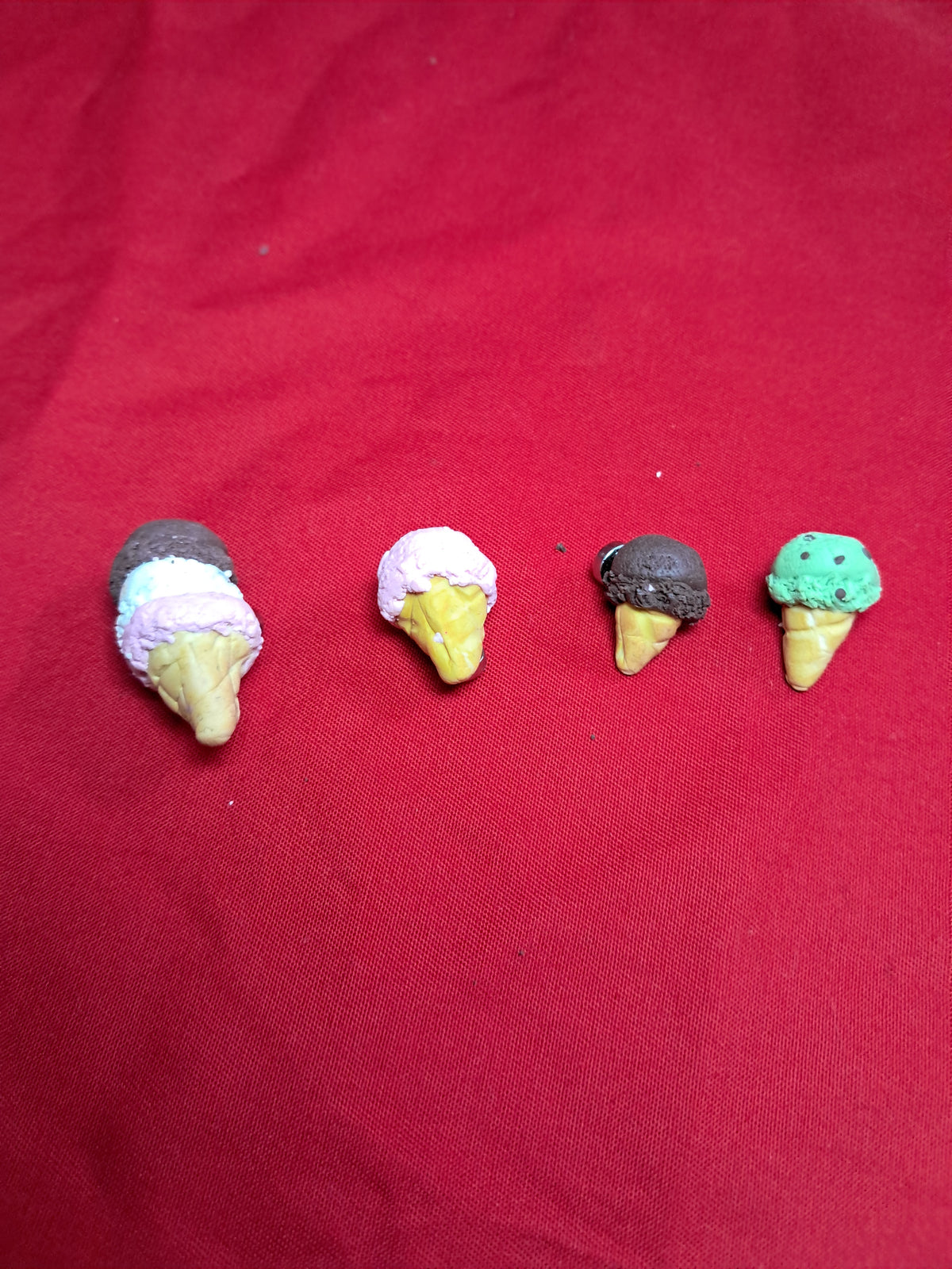Handmade Ice Cream Fridge Magnets | Polymer Clay | Fun Gift for Ice Cream Lovers