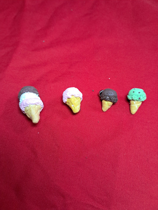 Handmade Ice Cream Fridge Magnets | Polymer Clay | Fun Gift for Ice Cream Lovers