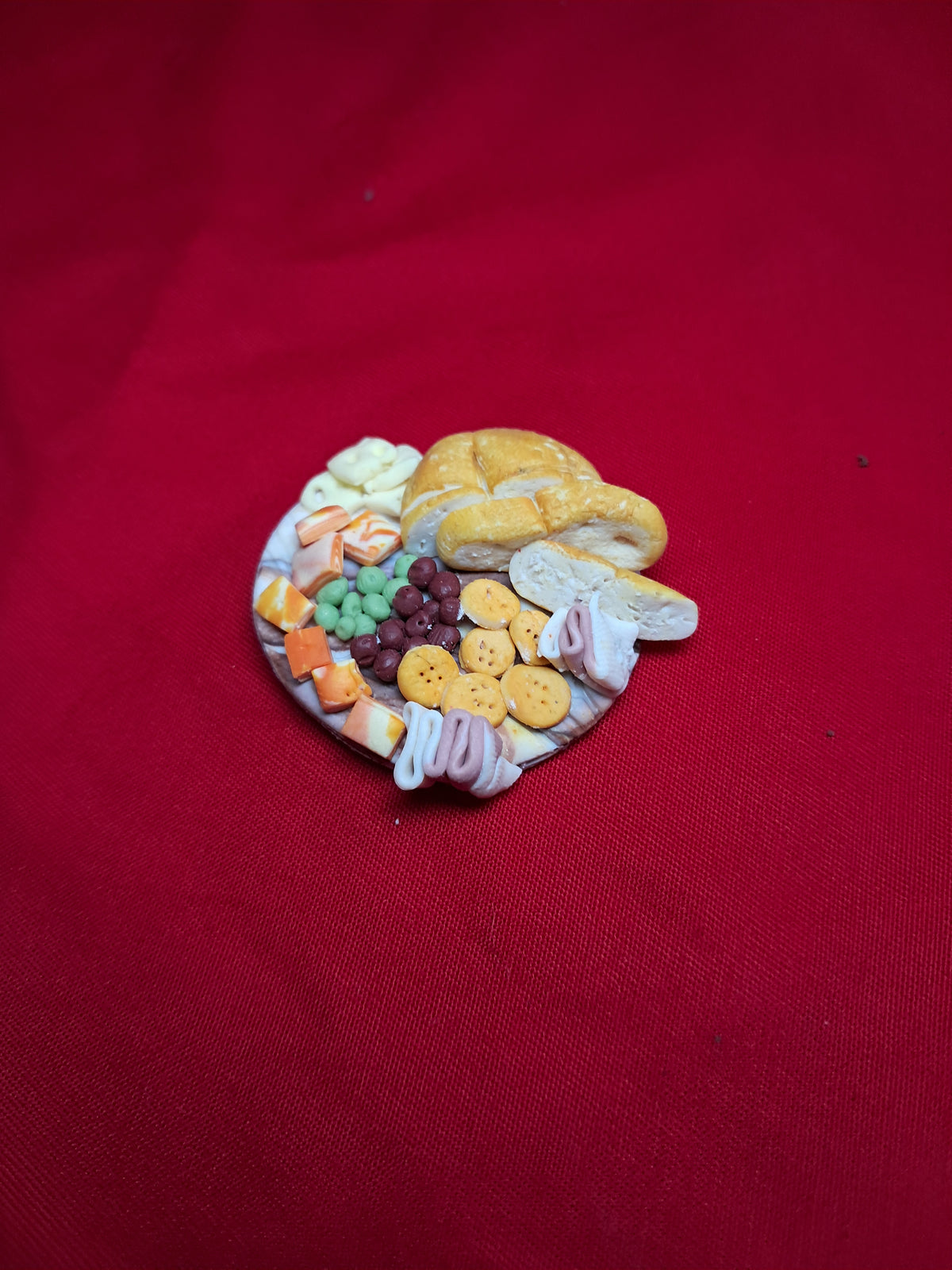 Charcuterie Platter Fridge Magnets | Realistic Polymer Clay Food