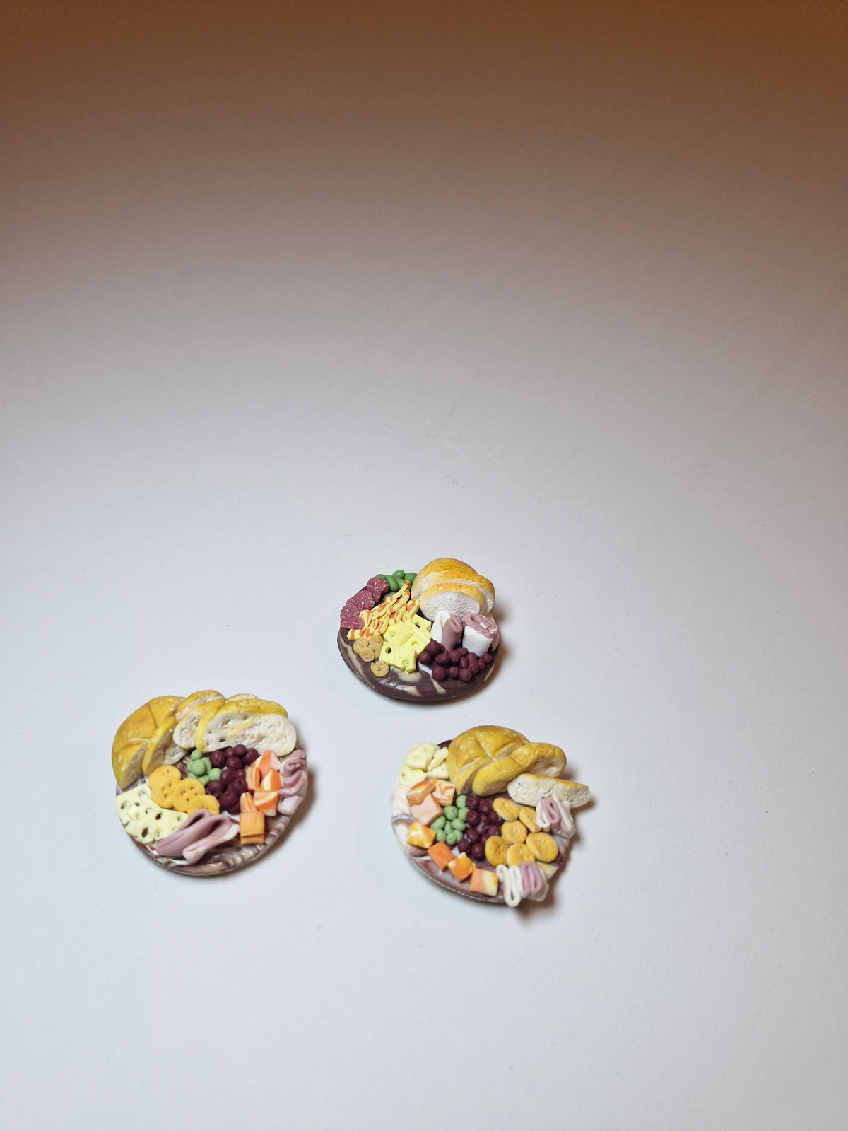 Charcuterie Platter Fridge Magnets | Realistic Polymer Clay Food