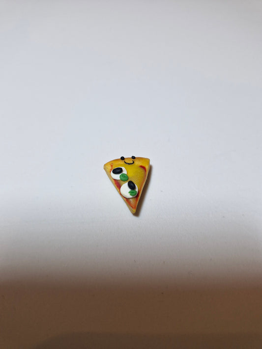 Handmade Pizza Slice Fridge Magnet | Polymer Clay | Cute Foodie Gift