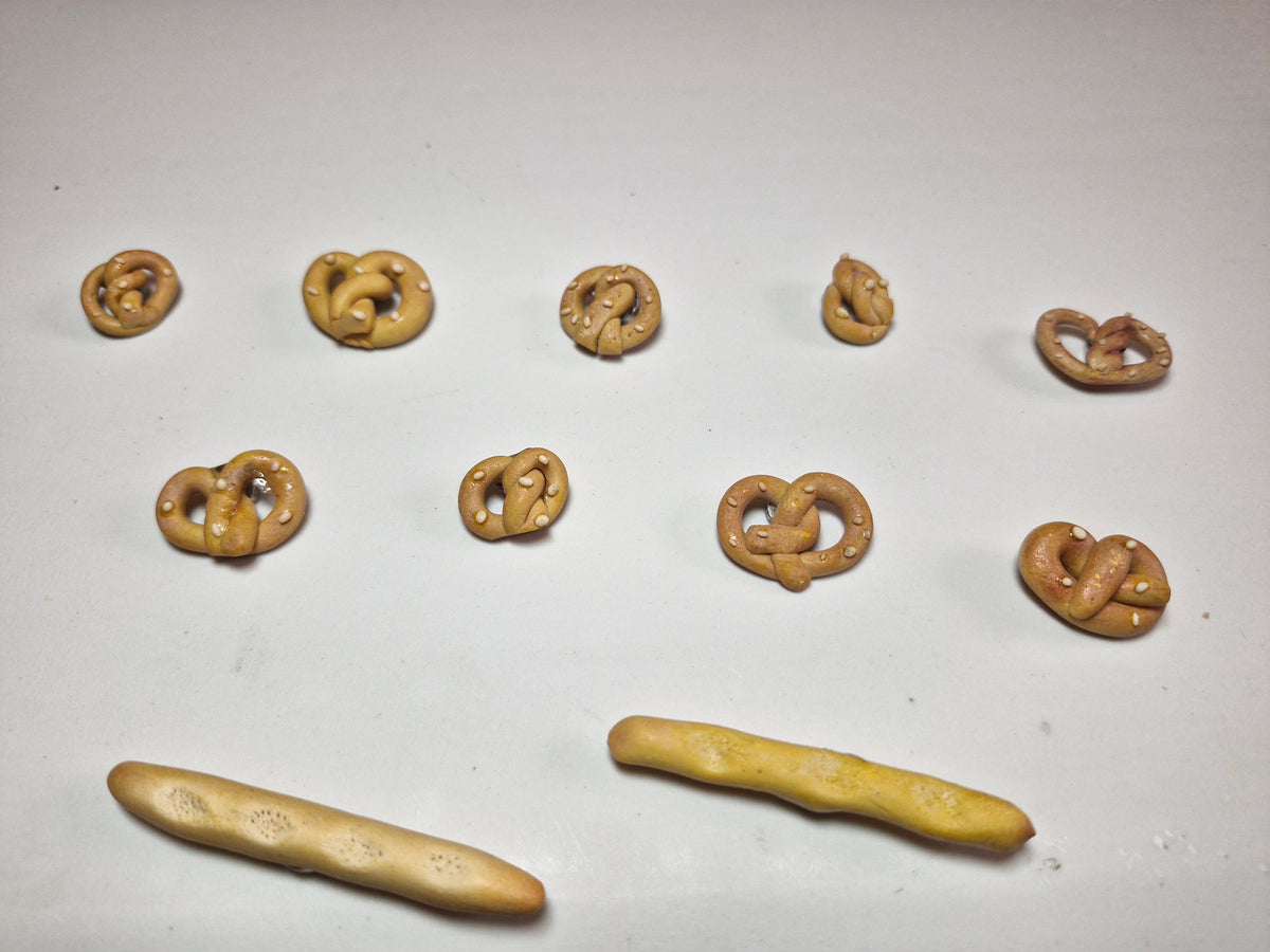Handmade Pastry & Bread Fridge Magnets | Polymer Clay | Gift for Bakers