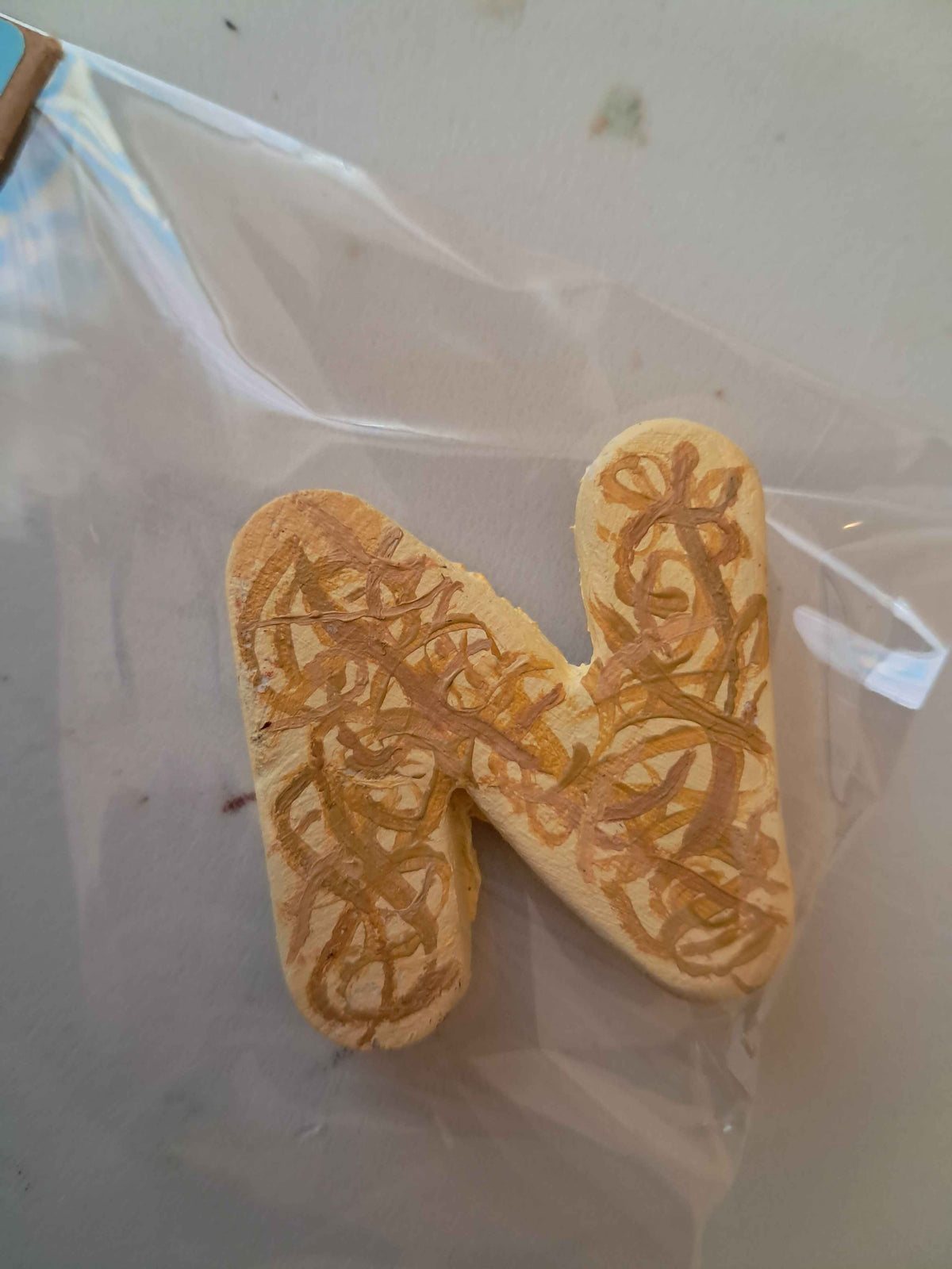 Air-Dry Clay Food-Themed Letter Magnets!