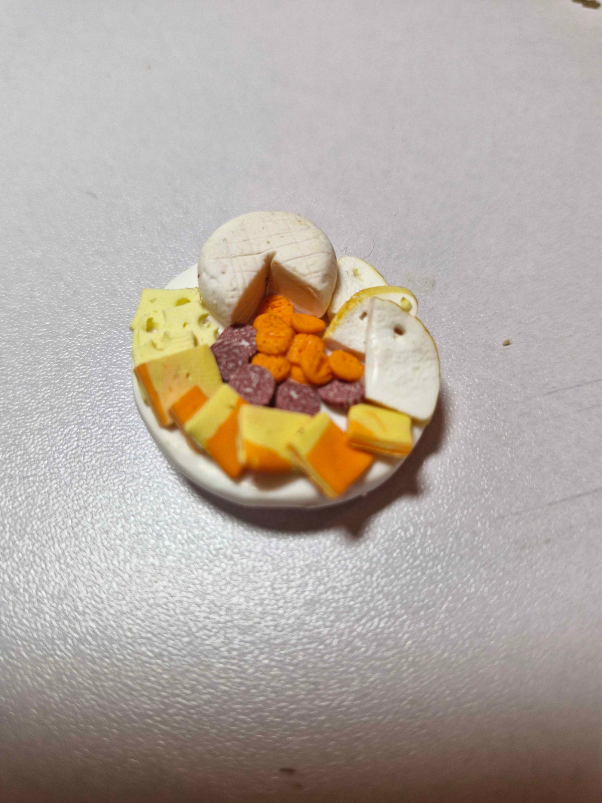 Charcuterie Platter Fridge Magnets | Realistic Polymer Clay Food